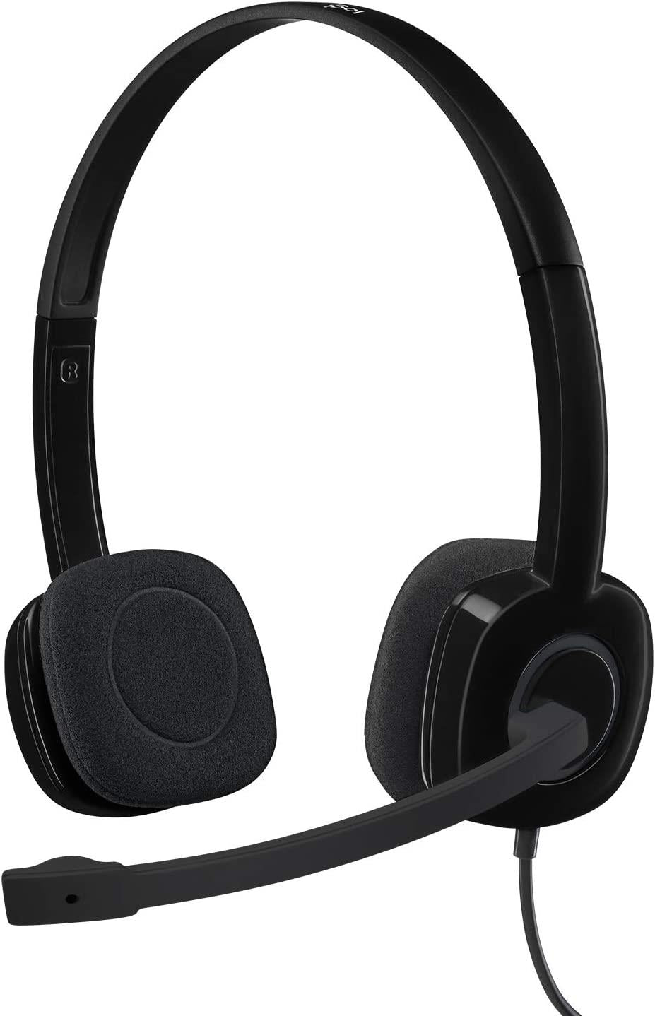 Logitech Wired Headset, Stereo Headphones H151