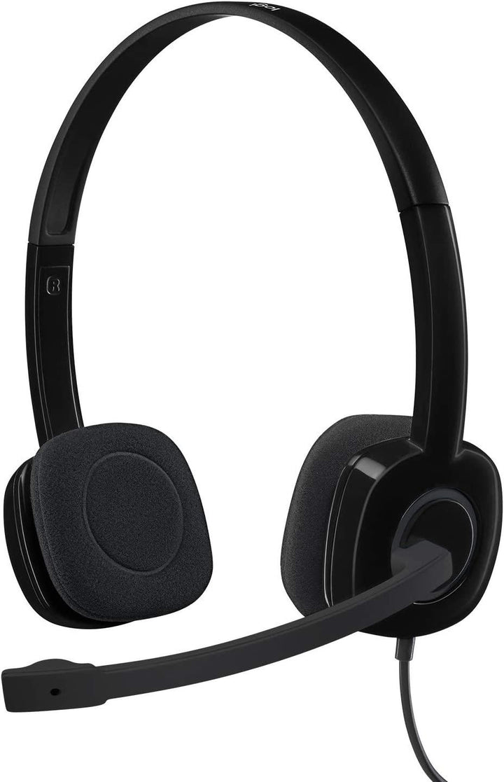 Logitech Wired Headset, Stereo Headphones H151