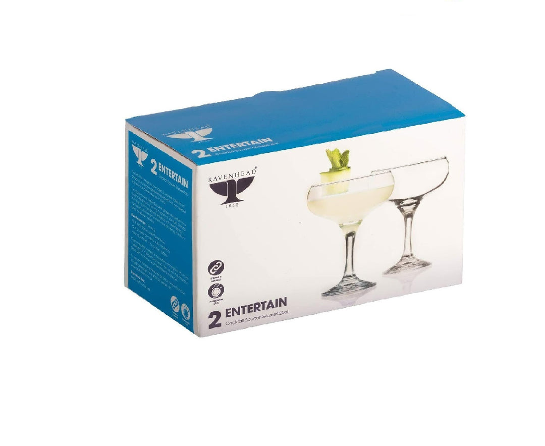 Ravenhead Cocktail Saucers Set of 2 20cl