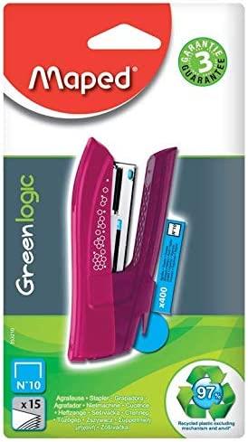 Maped Greenlogic Pocket Stapler including 400 staples