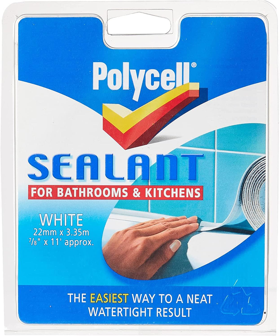 Polycell sealant strip bathroom and kitchen-white