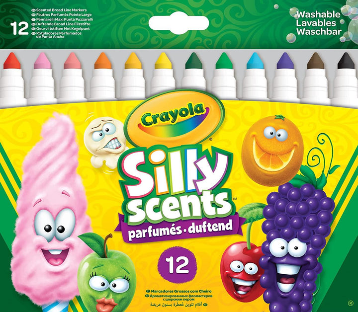 Crayola Silly Scents Broad Line Markers 12 Pack