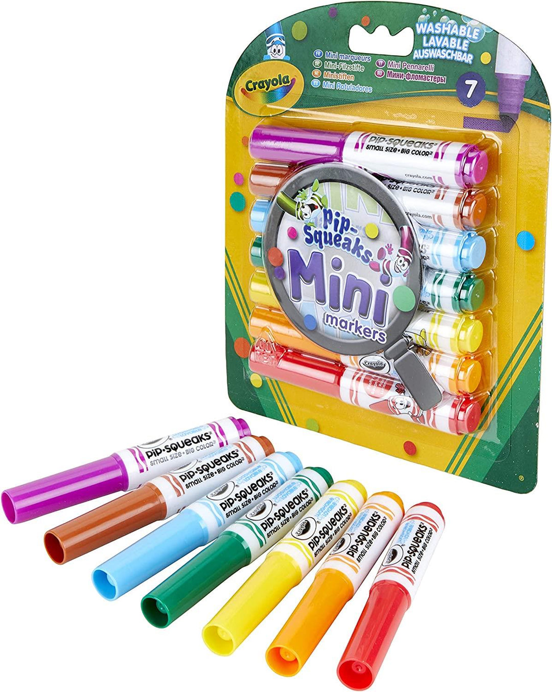 Crayola Pip Squeaks Washable Felt Tip Colouring Pens 7 Or 14 Mini Markers