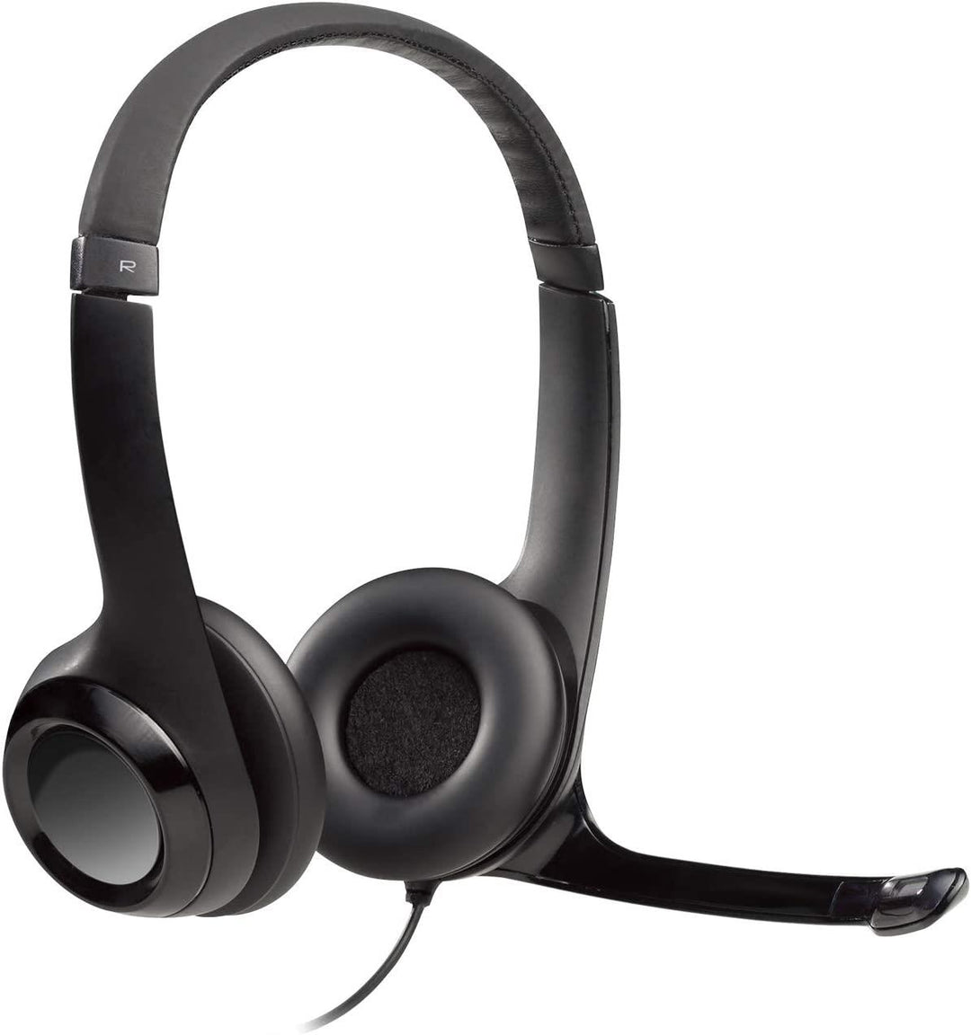 Logitech Wired Headset, Stereo Headphones with Noise-Cancelling Microphone, USB, In-Line Controls PC/Mac/Laptop H390