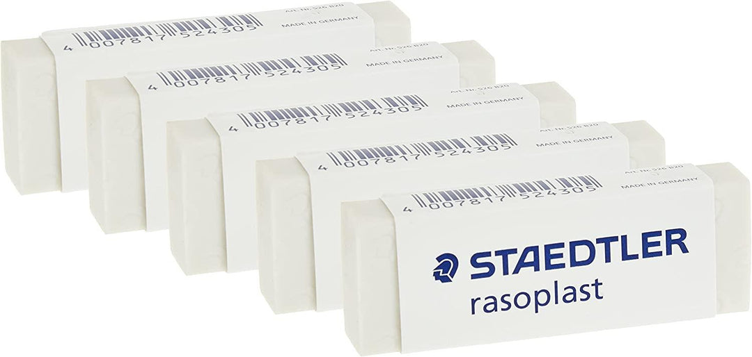 Staedtler Large Rasoplast Pencil Eraser 5 Pack