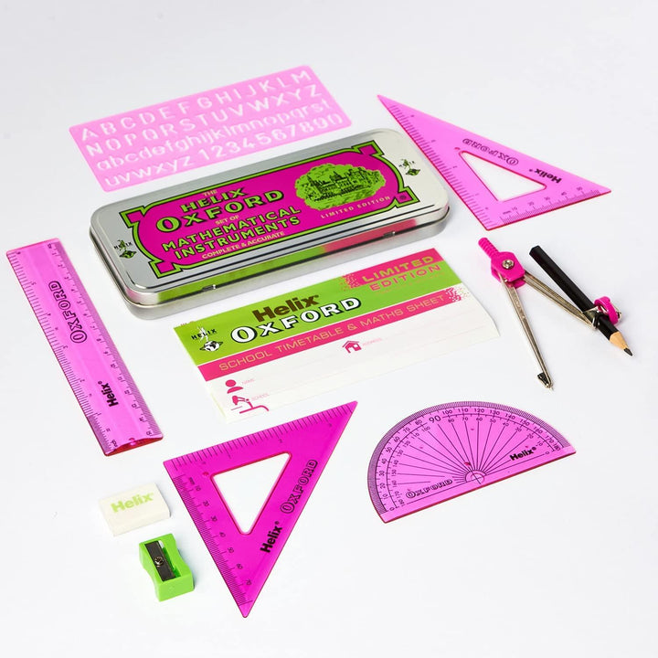 Oxford Clash Pink Maths Set