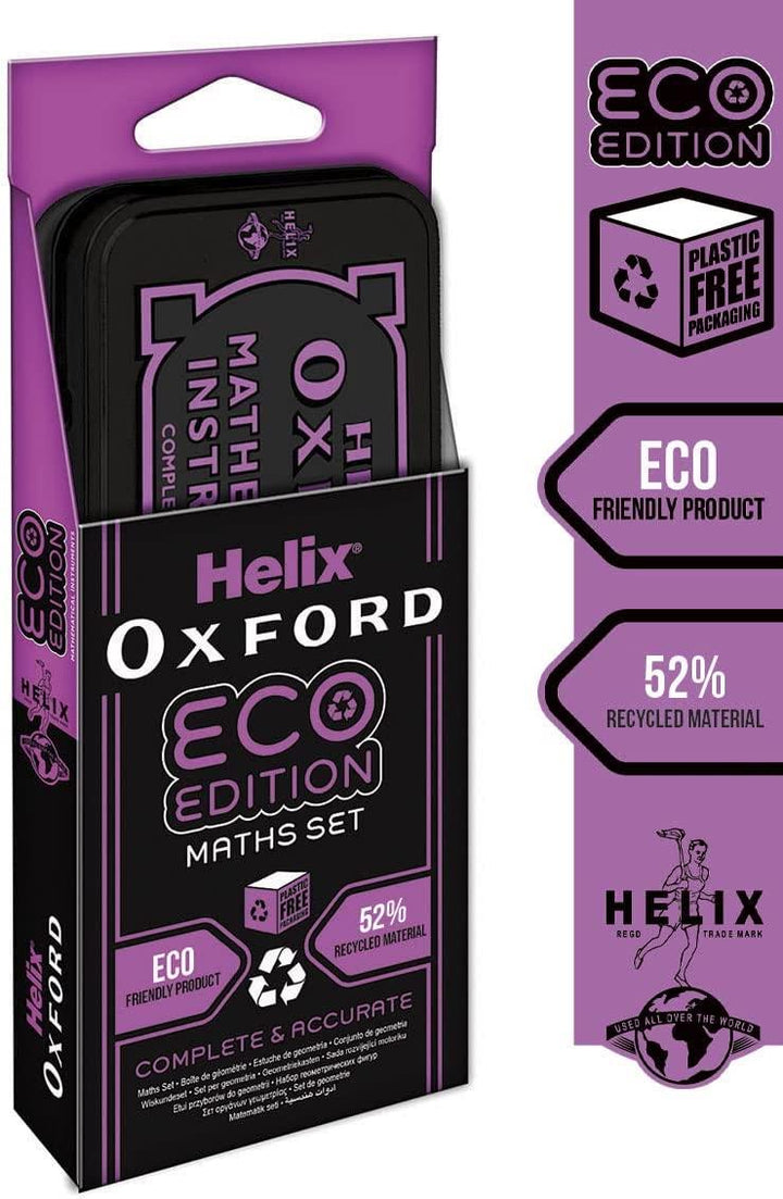 Helix Oxford Eco Maths Set Pink