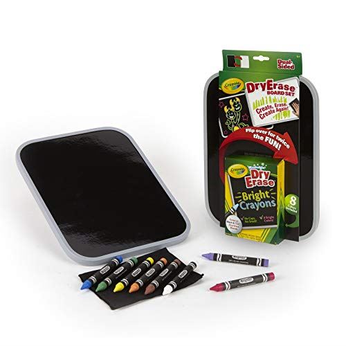 Crayola Dual Sided Dry Erase Board Set Multicolour