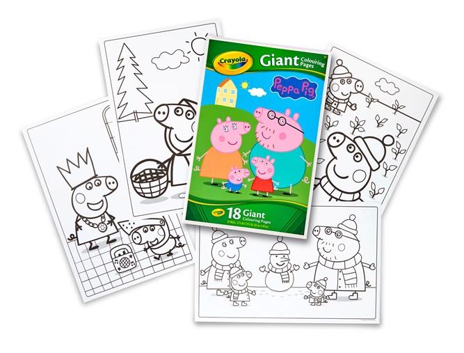 Crayola Peppa Pig Giant Pages