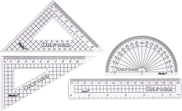 Helix Oxford Complete Stationery Set in 13.5 inch Pencil Case