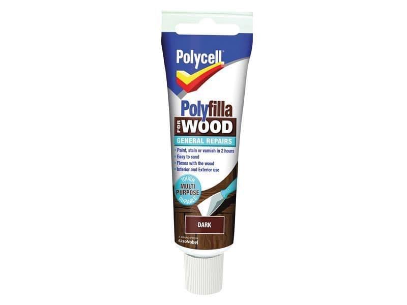 Polycell Dark Tube Polyfilla Wood General Repair 75 gram