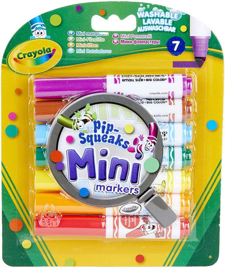 Crayola Pip Squeaks Washable Felt Tip Colouring Pens 7 Or 14 Mini Markers