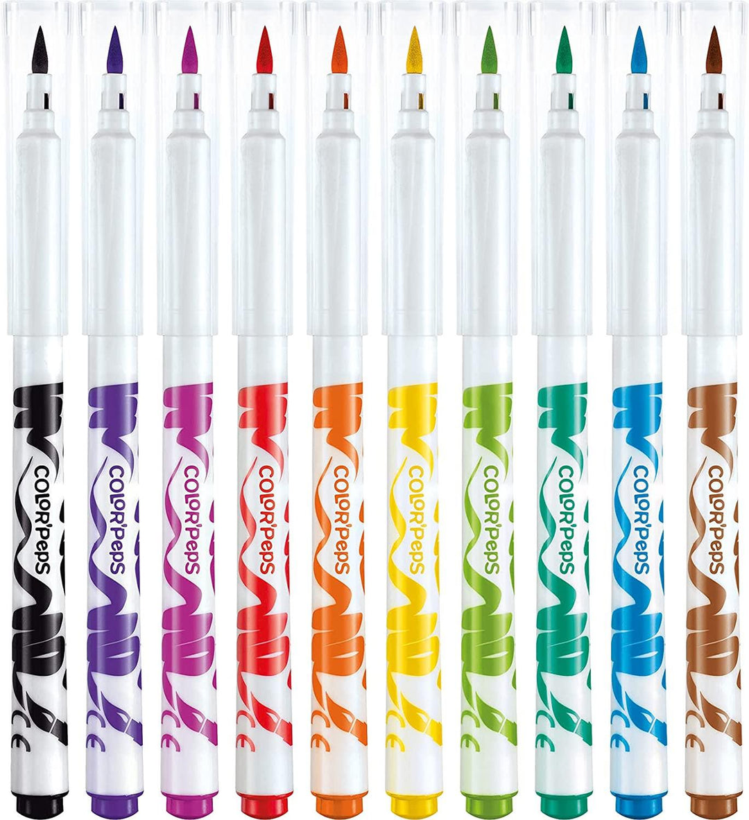 Maped Brush Felt Pens 10 Pack