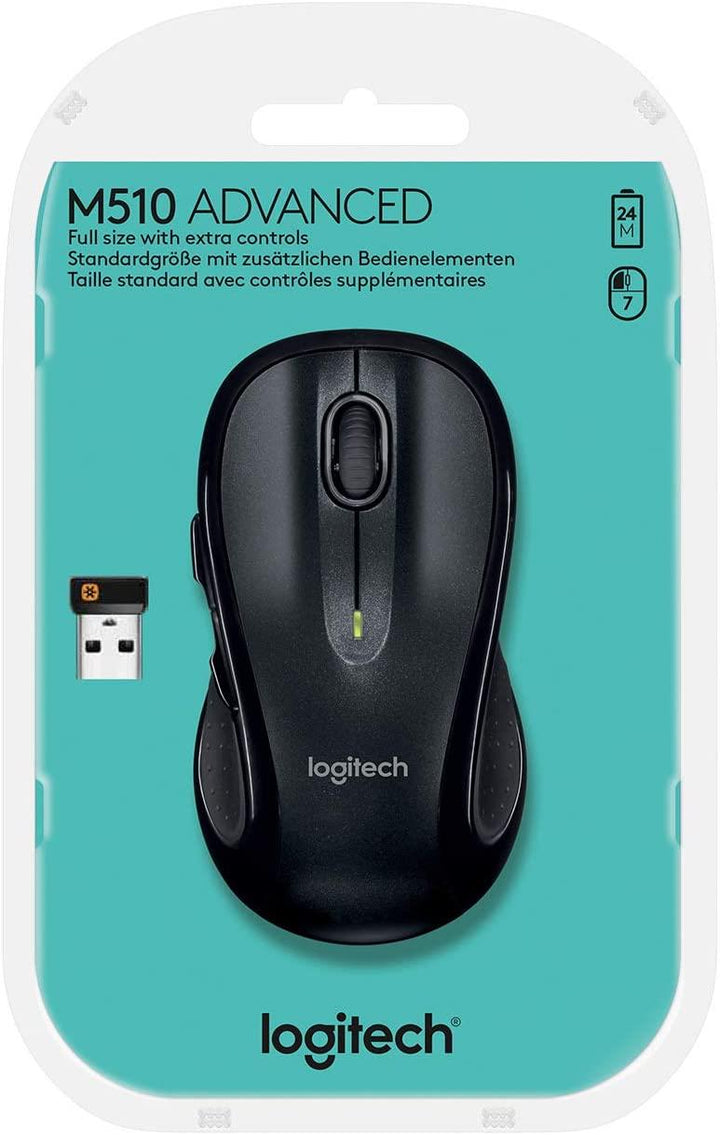 Logitech Wireless Laser Mouse Black M510