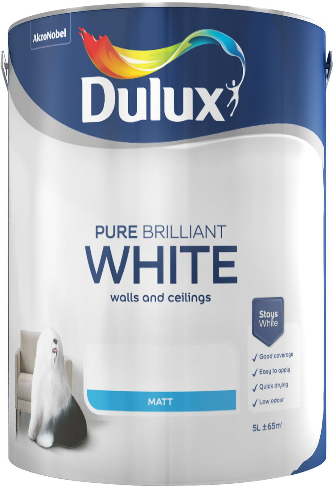 Dulux Pure Brilliant White 5L