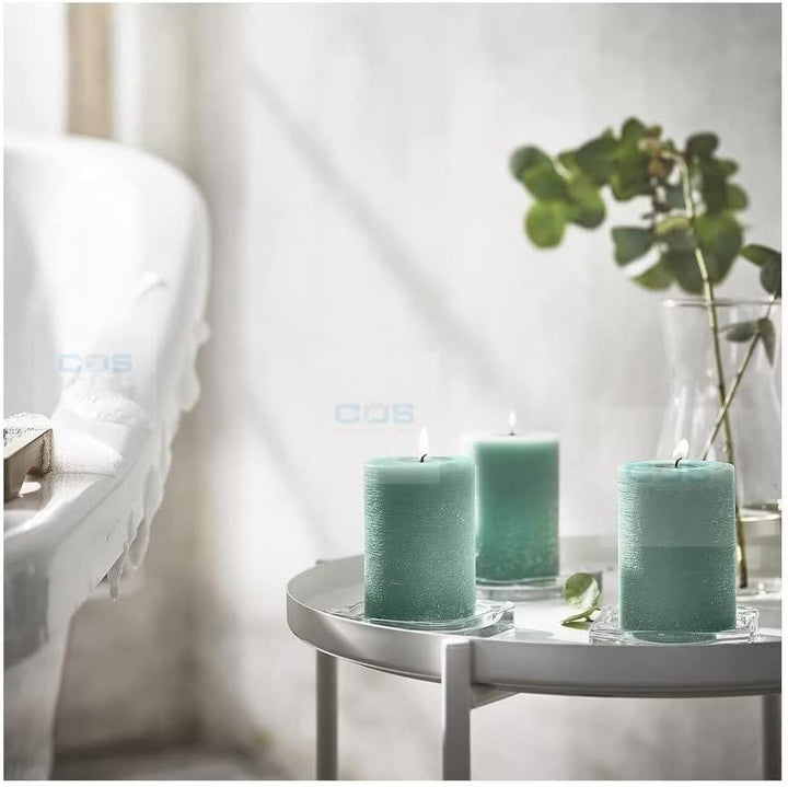 Ikea Scented pillar candle 30 hr-Assorted