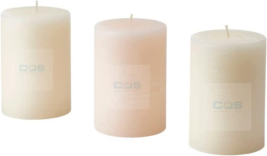 Ikea Scented pillar candle 30 hr-Assorted