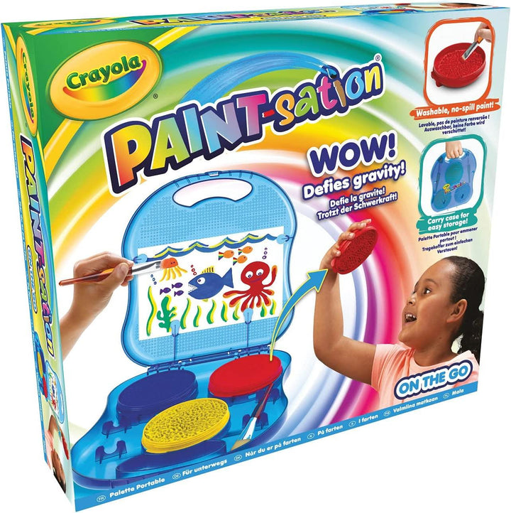Crayola Paint-Station On The Go Blue