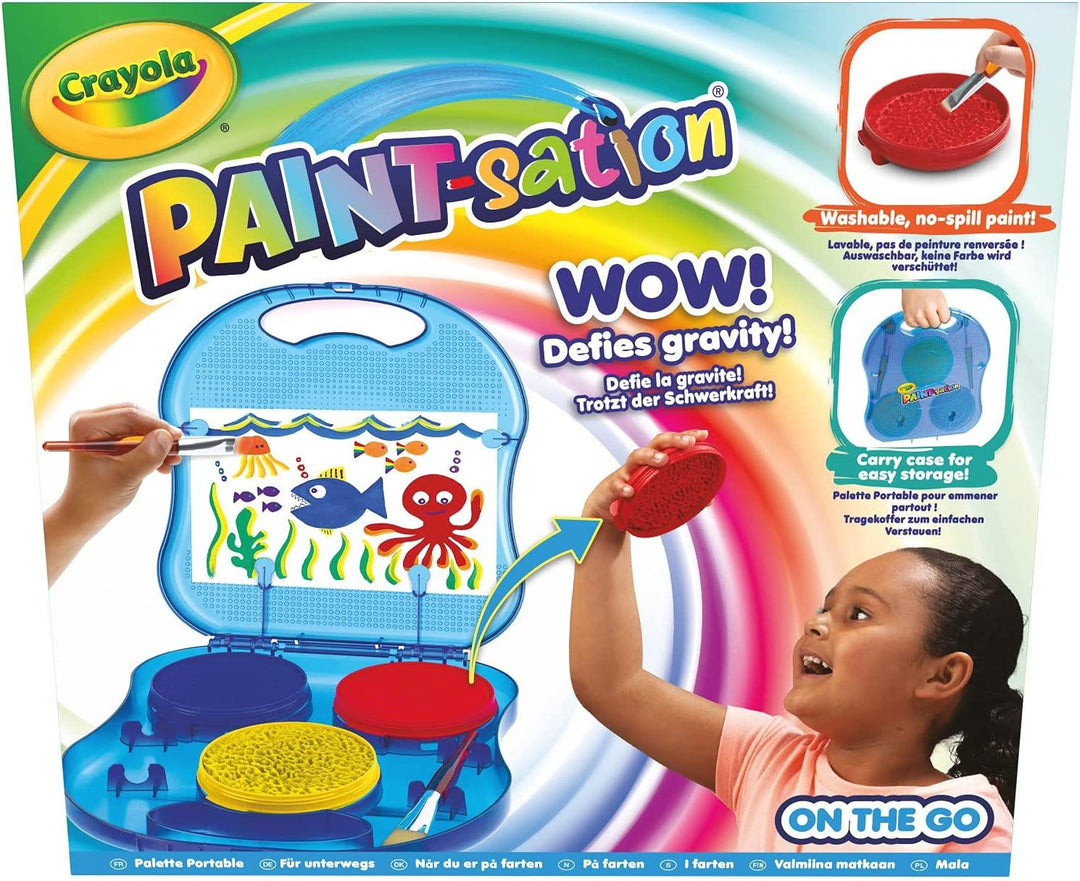 Crayola Paint-Station On The Go Blue