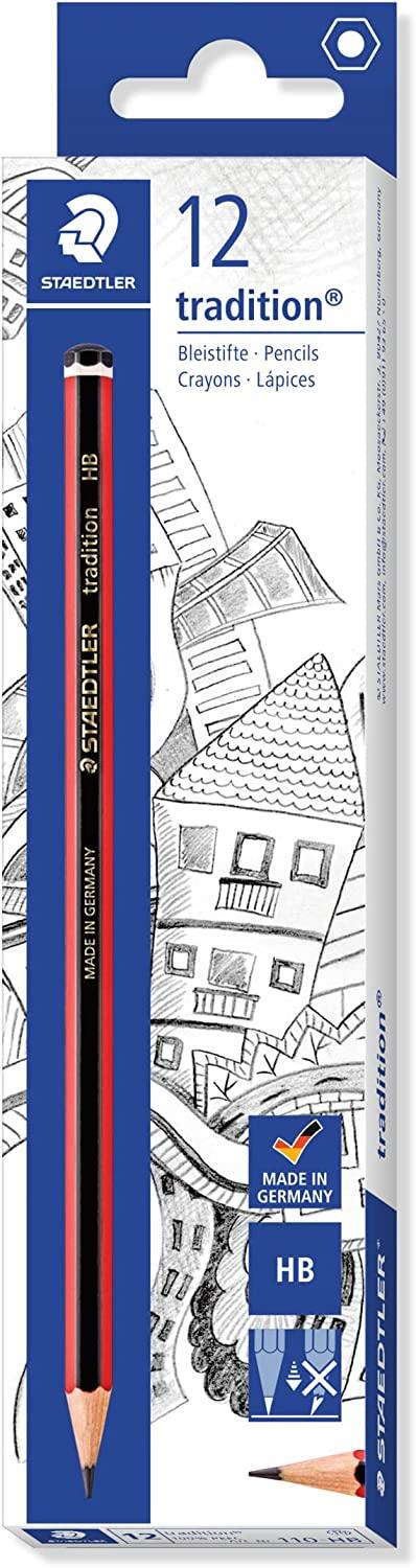 Staedtler Tradition HB Pencils Blister Card 3 Pack