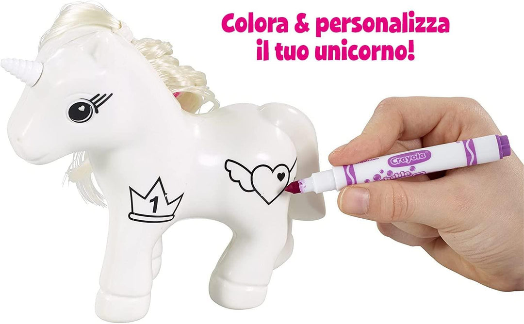 Crayola Kids Fun Art Colour 'n' Style Unicorn Craft Kit